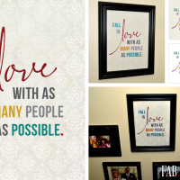 Free Printable - Fall In Love With As Many People As Possible