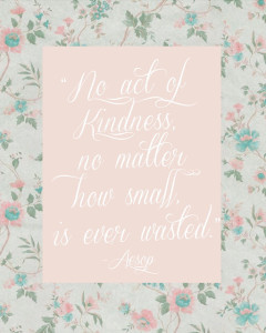 Kindness Quote - Free Printable Art