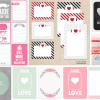 50+ Free Valentines Day Project Life Printables // fabnfree.com