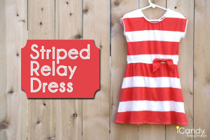 Free Pattern // Striped Relay Dress