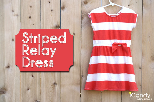 Free Pattern  //  Striped Relay Dress
