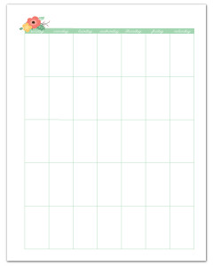 Free Printable Monthly Planner + More Free Home Management Binder Printables // fabnfree.com