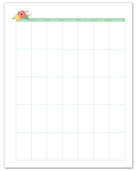 Free Printable Monthly Planner + More Free Home Management Binder Printables  //  fabnfree.com