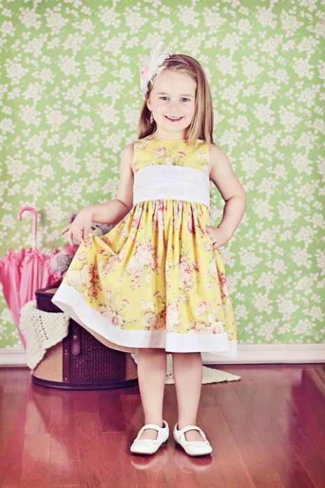 Free Party Dress Pattern for a Little Girl