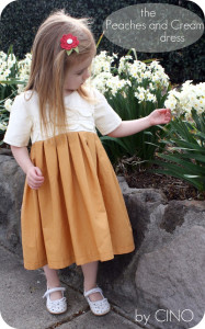 Peaches and Cream Dress Tutorial