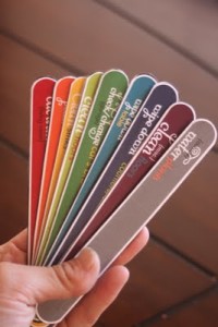 Free Printable // Chore sticks to put in a jar, they are color-coded by room!