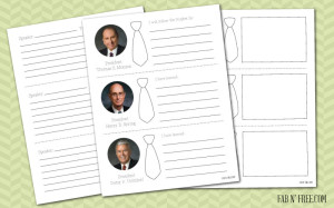 Free Printable General Conference Notes