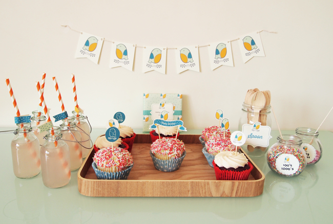 Free Cupcake Party Kit