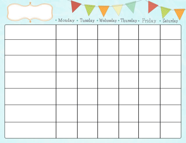 Editable Printable Chore Chart