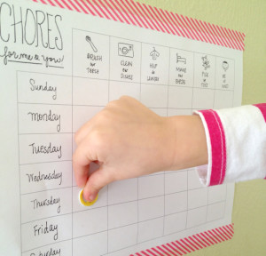 Chores for Me & You // Free Printable