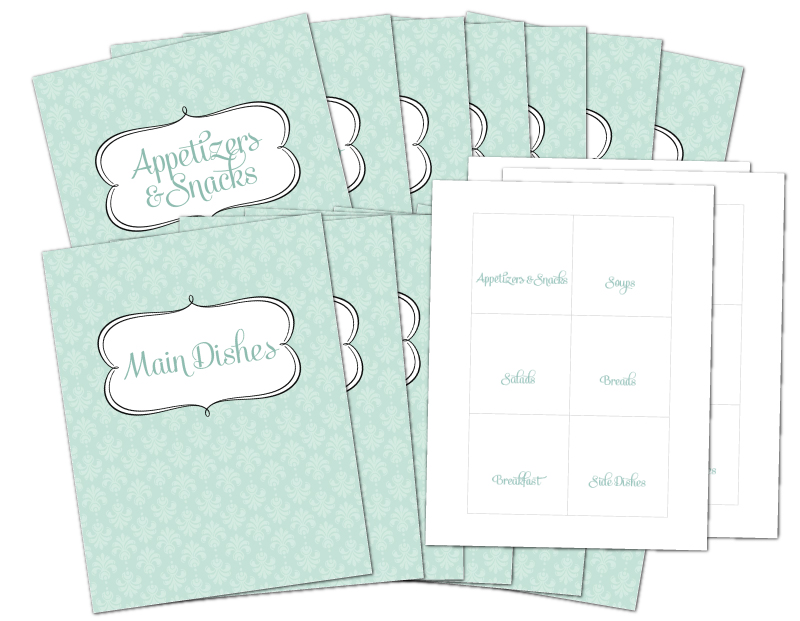 Free Recipe Binder Printables  //  fabnfree.com