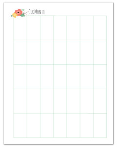 Free Printable Monthly Planner + More Free Home Management Binder Printables // fabnfree.com