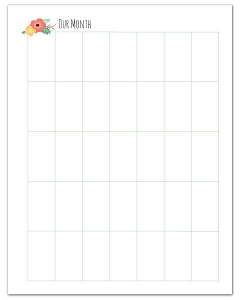 Free Printable Monthly Planner + More Free Home Management Binder Printables  //  fabnfree.com