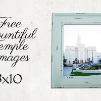 Free LDS Temple Image of the Bountiful, Utah Temple