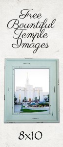 Free LDS Temple Image of the Bountiful, Utah Temple