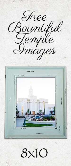 Free LDS Temple Images of the Bountiful, Utah Temple.  Perfect for printing and hanging in your home!  #free #printable