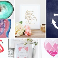 10 Super Pretty Free Wall Art Printables // fabnfree.com