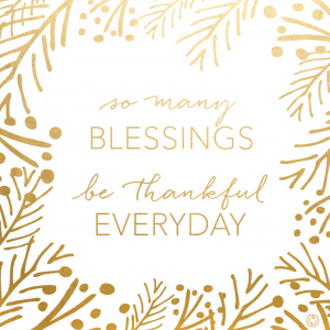 So Many Blessings, Be Thankful Everyday // Free Printable