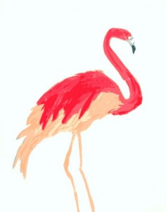 Free Printable Flamingo Art