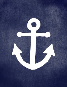 Free Printable Anchor Art