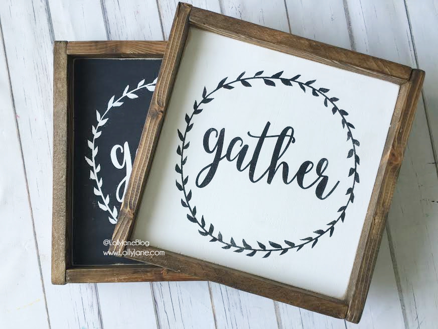 Gather // free printable + 9 more free printable wall art pieces that you won't believe are free!