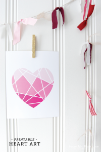 Free Printable Heart Art