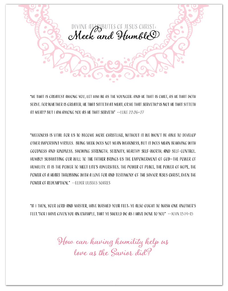 Free Visiting Teaching Message Printable for August 2015.  They also do new ones every month!!