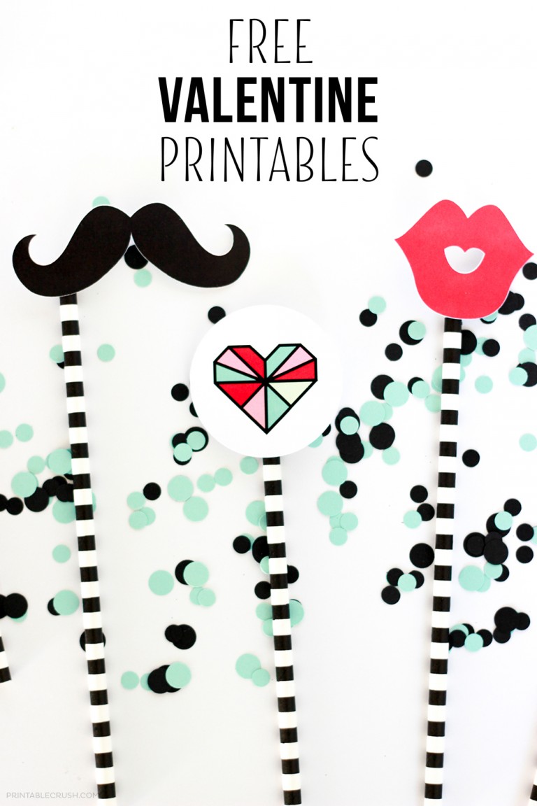 10 Free Super Fun and Unique Valentine Printables | Fab N' Free