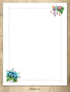 Use this FREE printable to write a note, letter or anything you can think of!! I love the pretty spring flowers.