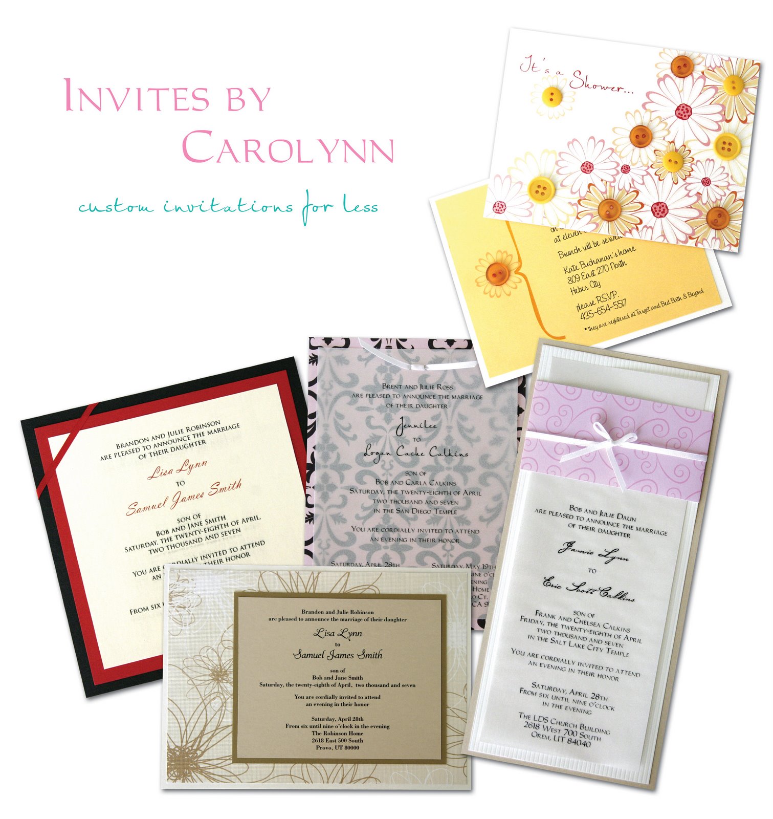Invites by Carolynn