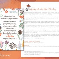 Free Printable October 2017 Visiting Teaching Handout